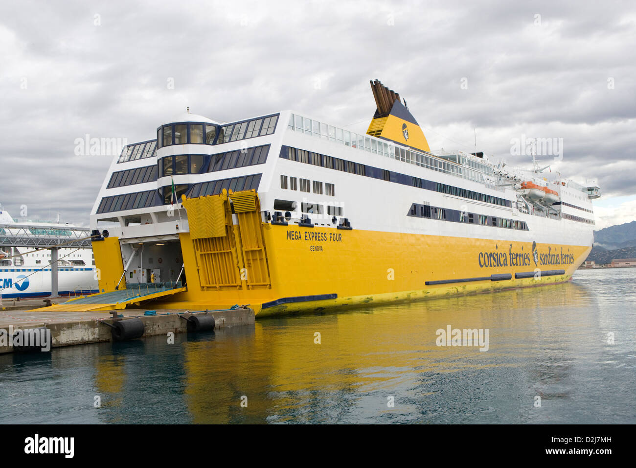 Corsica Ajaccio carferry Stock Photo Alamy