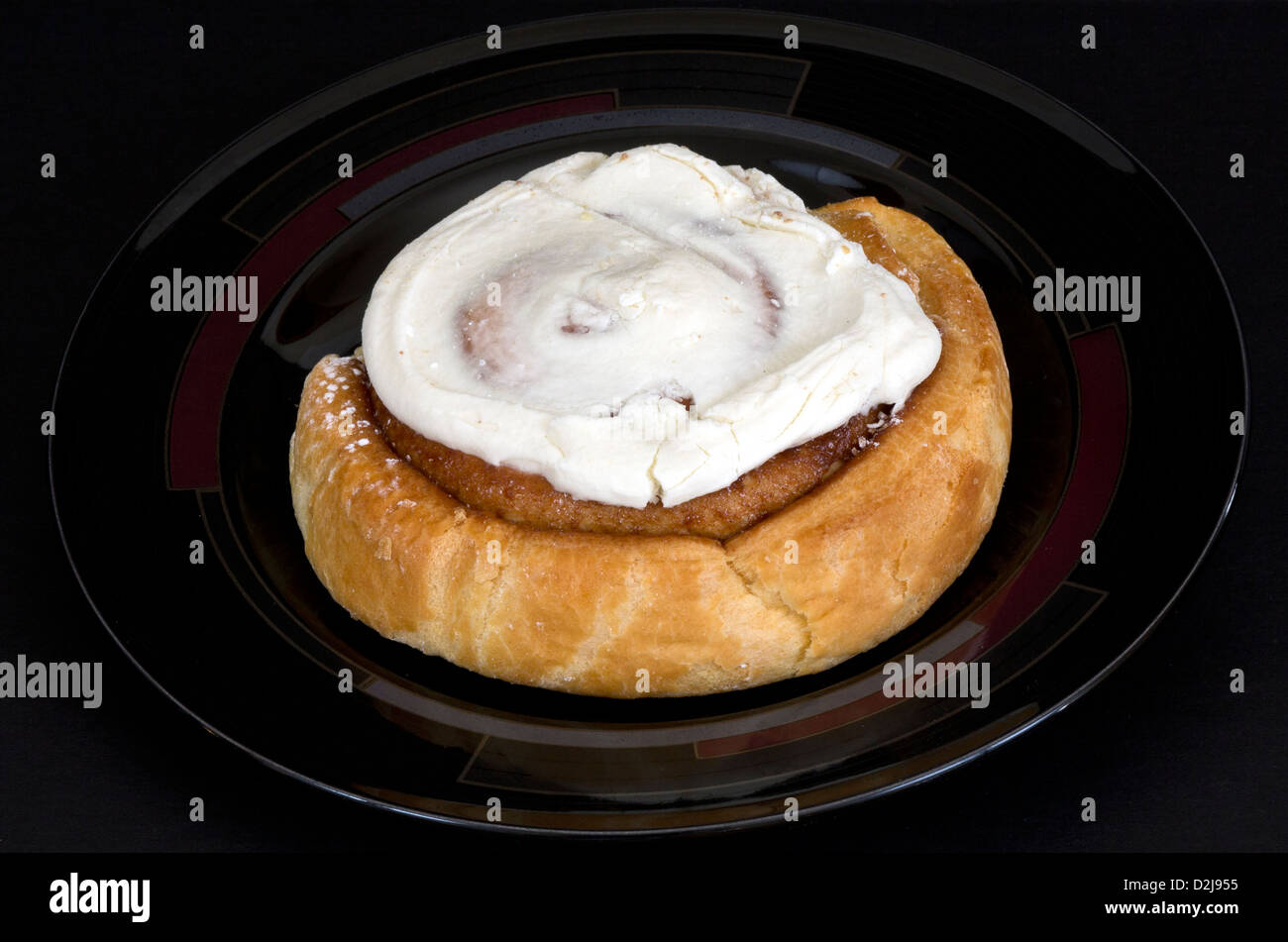 Danish cinnamon breakfast roll pastry Stock Photo Alamy