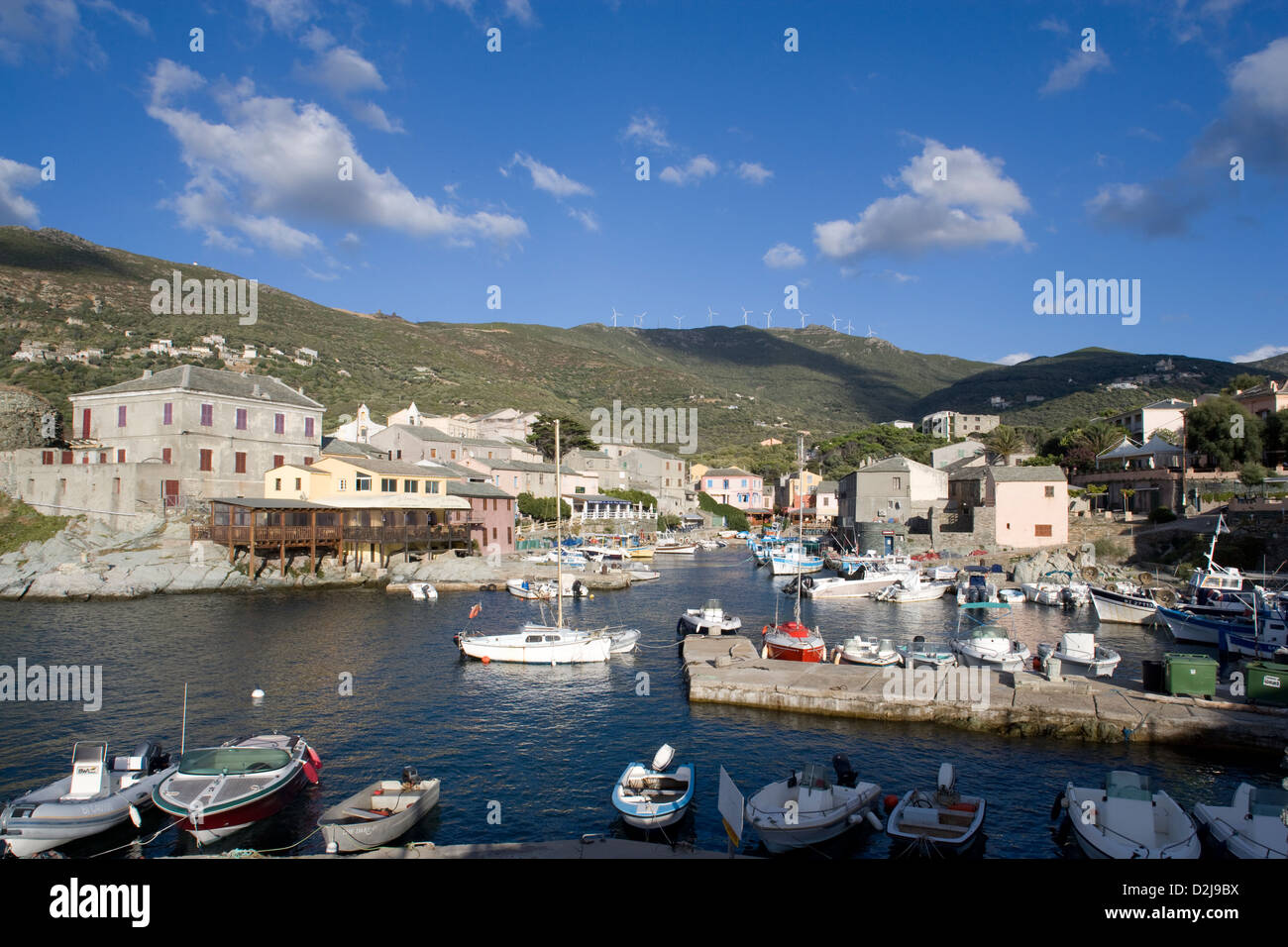 Corsica: Centuri Port - harbor Stock Photo