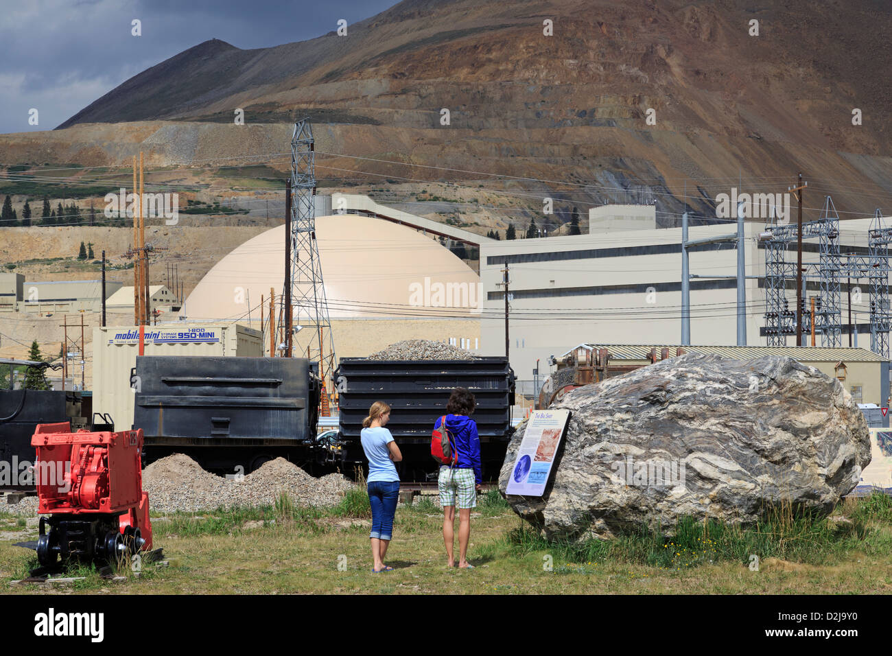 Climax Molybdenum Mine,Leadville,Colorado,USA Stock Photo