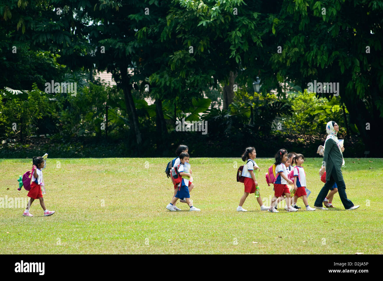 Singapore school class children hi-res stock photography and images - Alamy