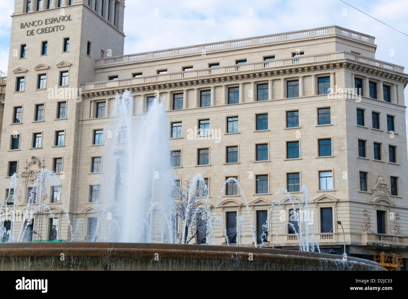 Placa de Catalunya, Barcelona, Catalunya (Catalonia) (Cataluna), Spain, Europe Stock Photo