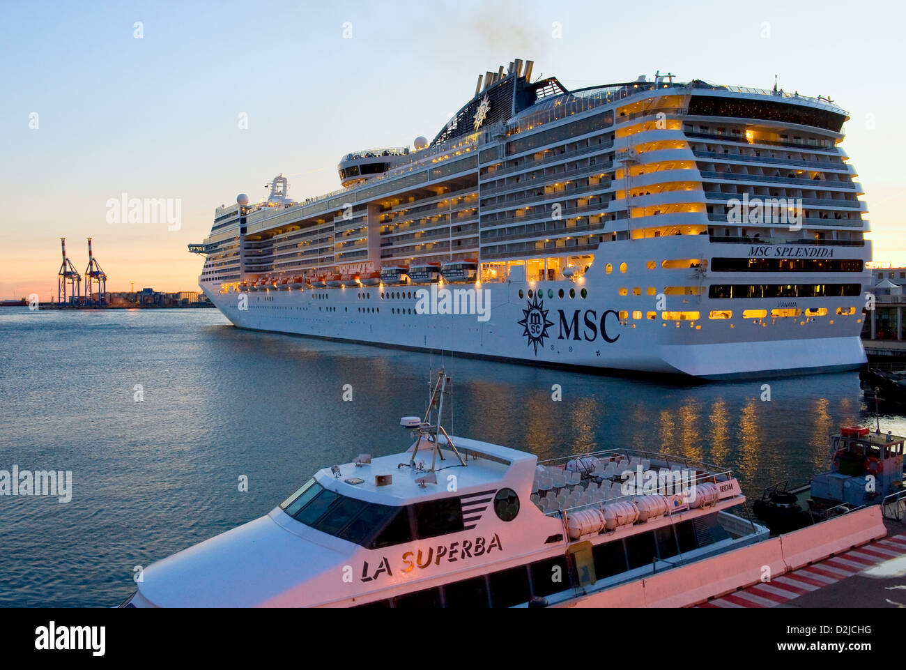 msc cruise port genoa