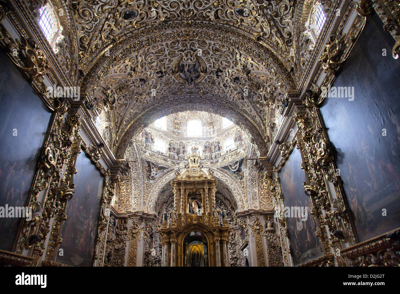 Interior of Capilla Del Rosario at Santo Domingo de Guzmán Church in City of Puebla in Mexico Stock Photo - Alamy Interior of Capilla Del Rosario at Santo Domingo de Guzmán Church in City of Puebla in Mexico Stock Photo - Alamy