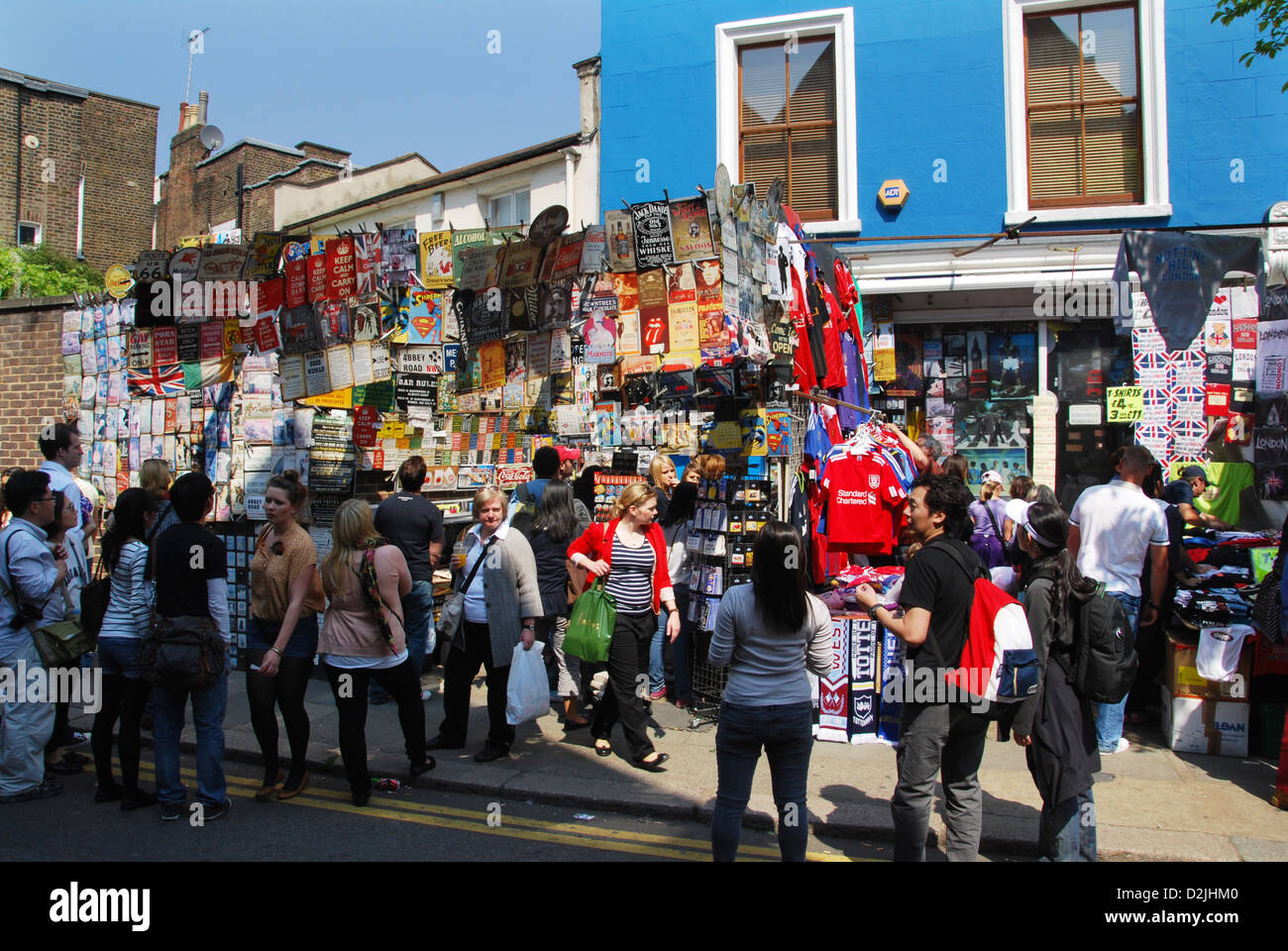 Portobello Road market London UK Stock Photo Alamy