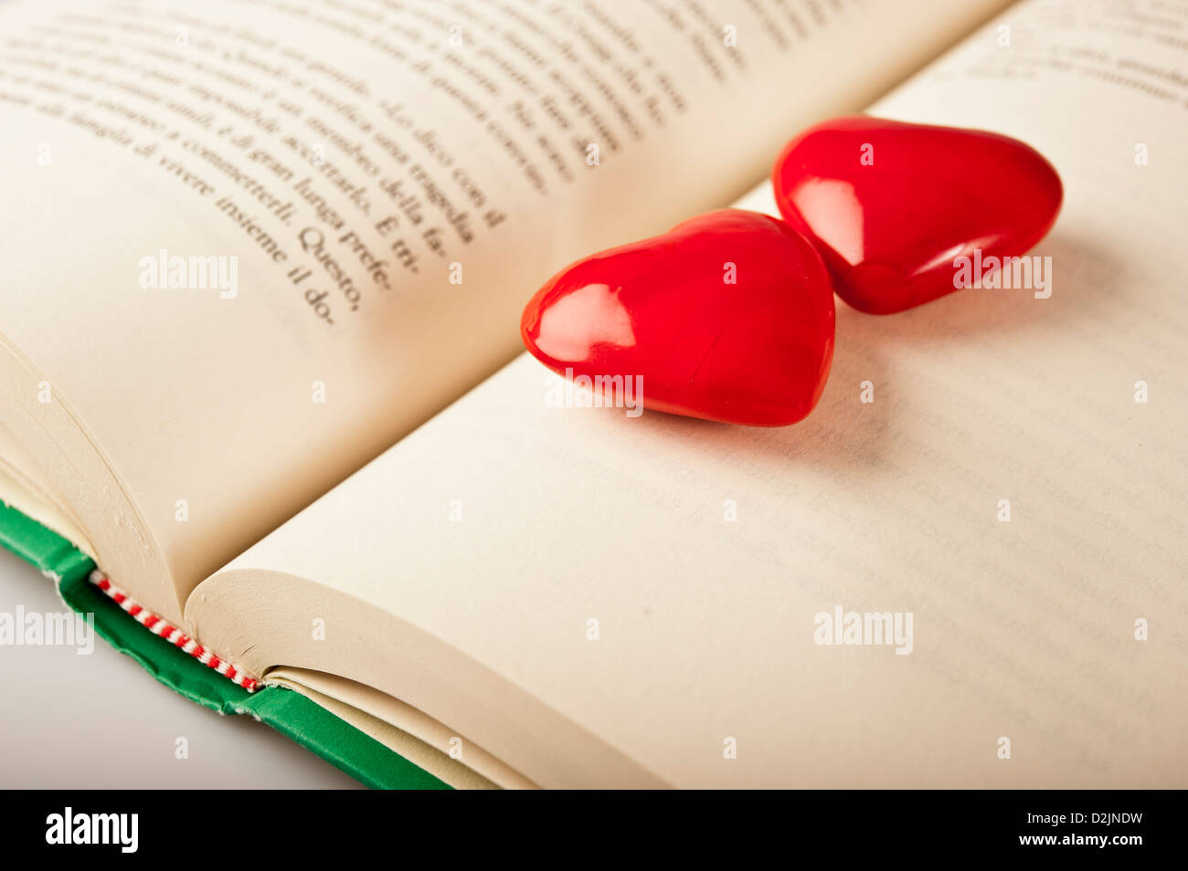 love for reading and world book day concept Stock Photo