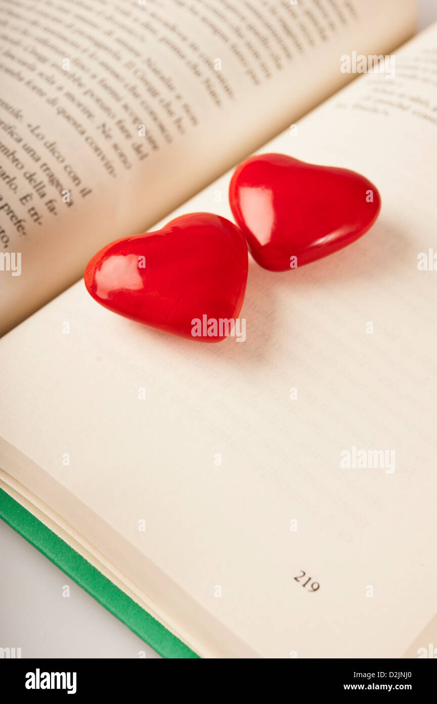 love for reading and world book day concept Stock Photo