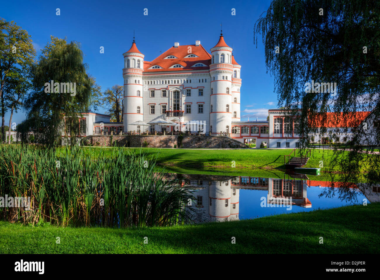 Wojanow Palace, Silesia, Poland, Europe Stock Photo