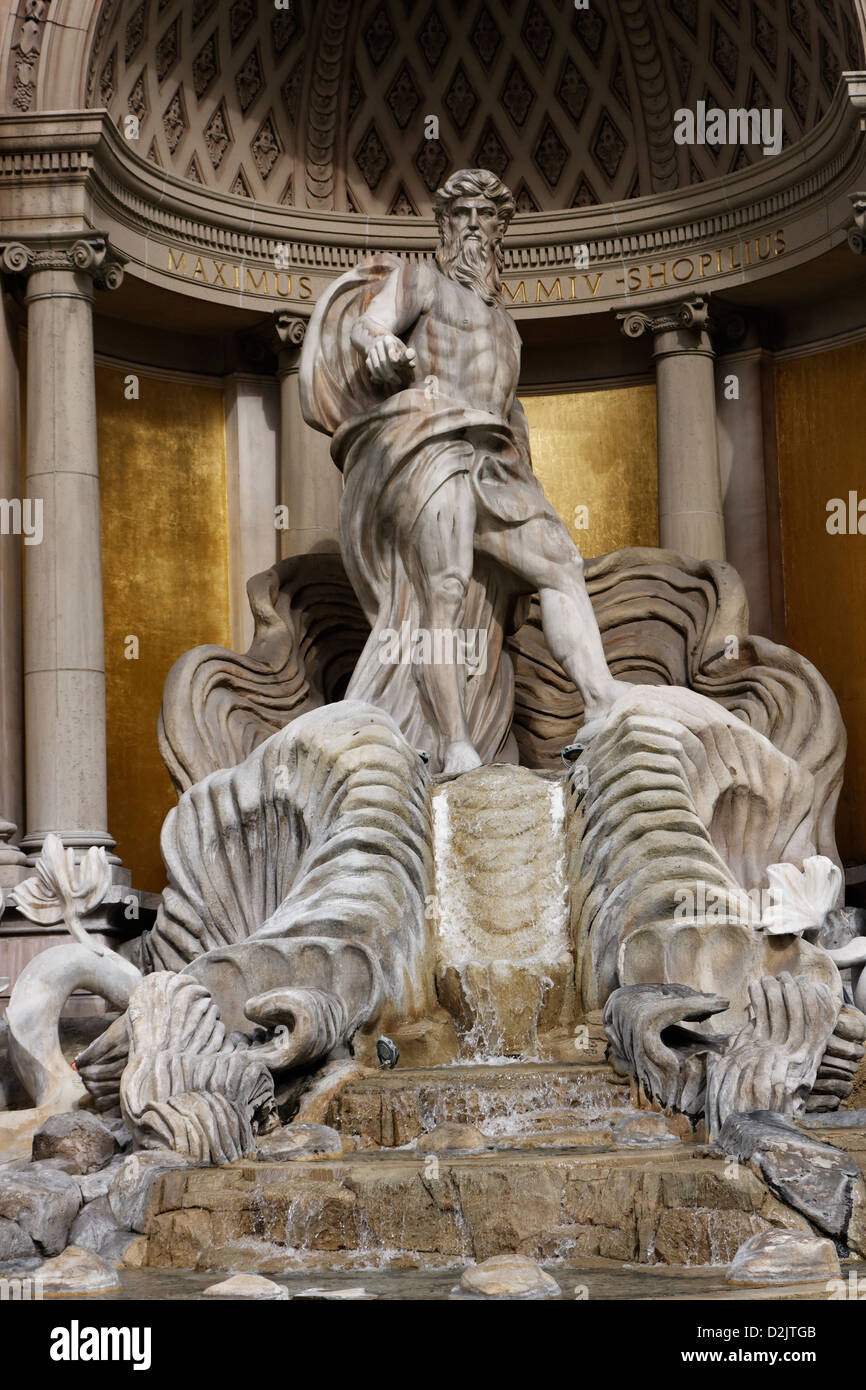 Replica of the Trevi Fountain Stock Photo Alamy