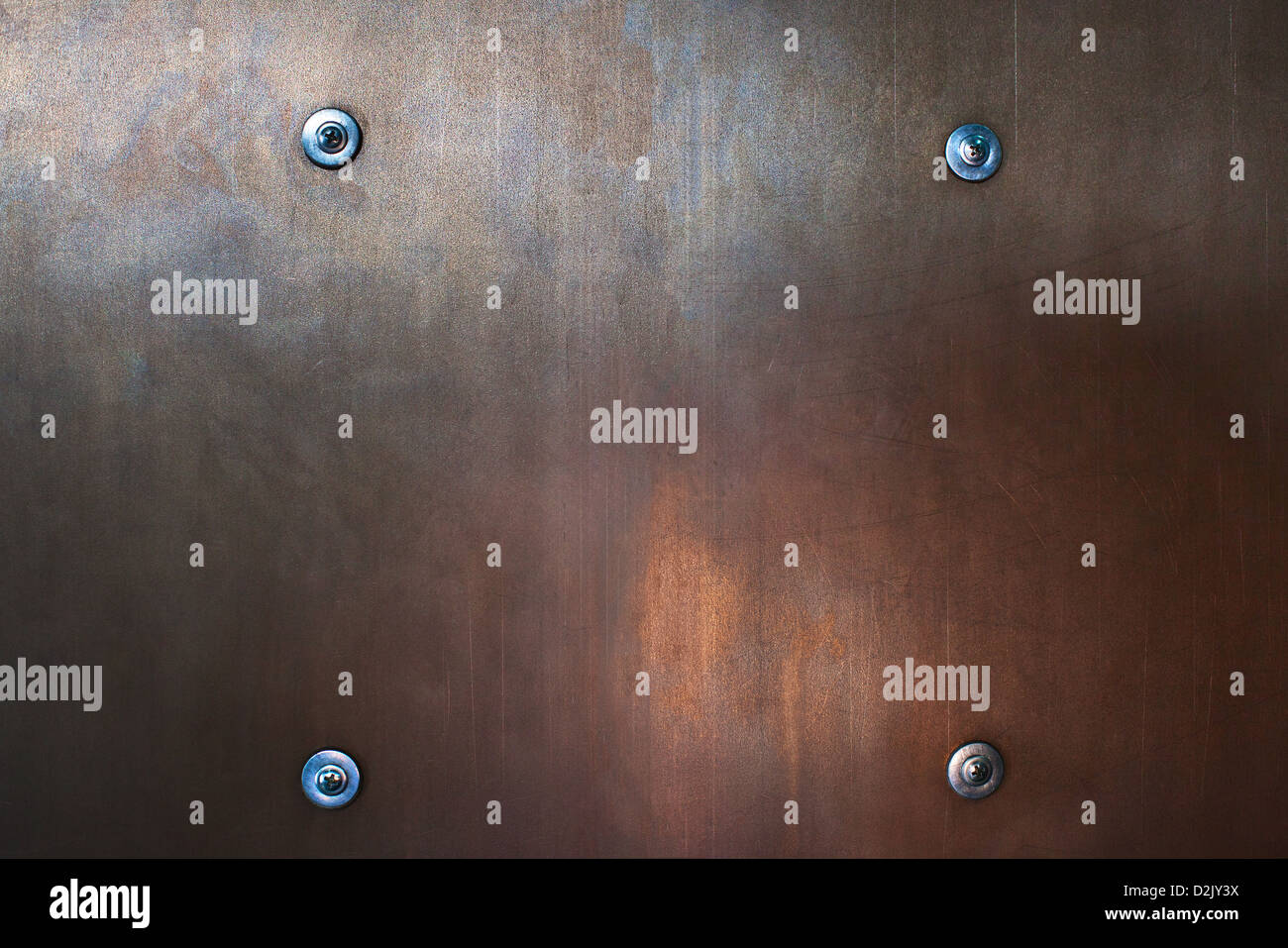 Red metal texture with rivets Stock Photo - Alamy