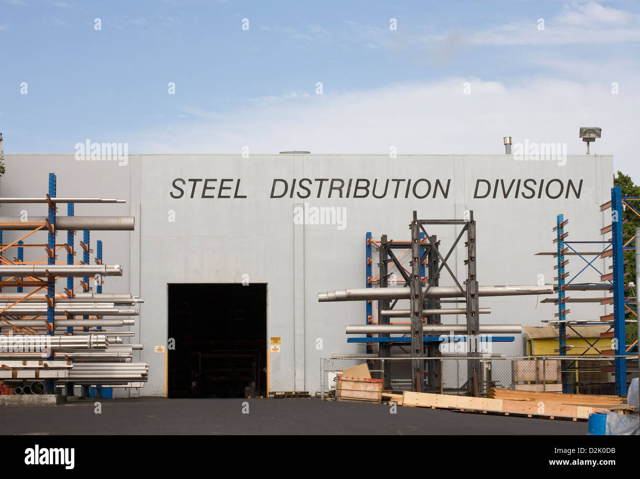 Photo of a the Steel Distribution Division of Esco, in Portland, Oregon
