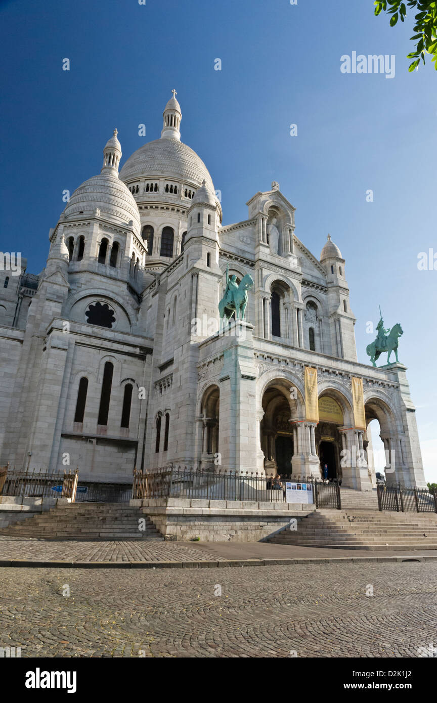 Sacré-Cœur Basilica, Paris, France. Stock Photo