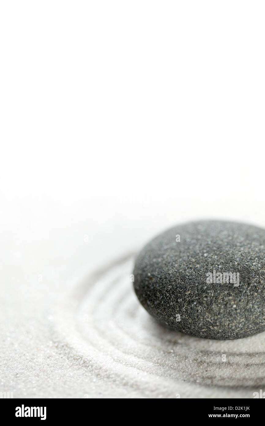 Zen stone background Stock Photo