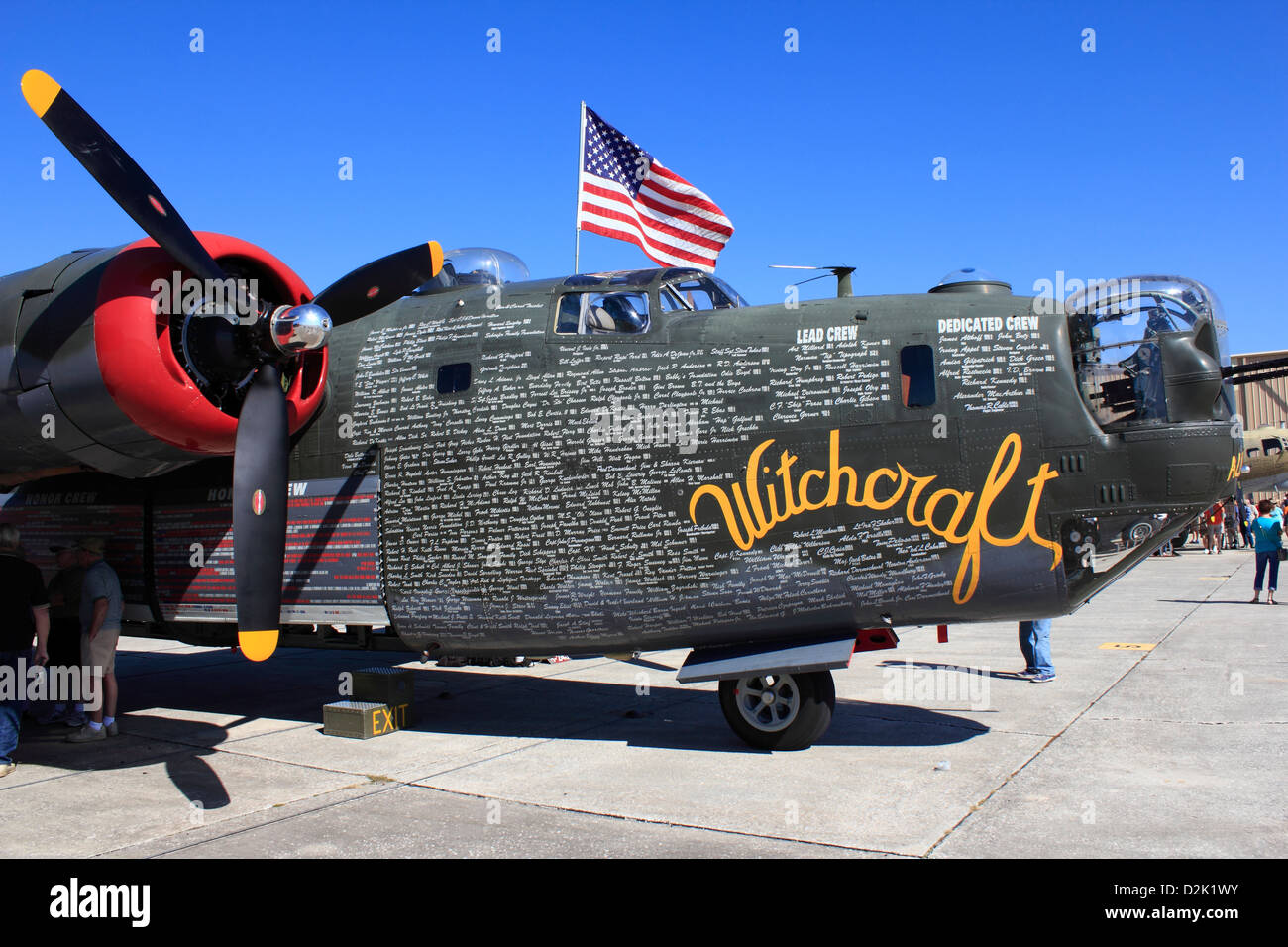 A Consolidated B-24 Liberator an American heavy bomber now owned by the  Collings Foundation Stock Photo - Alamy