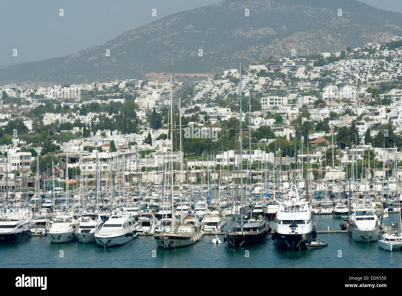Bodrum Turkey. The cosmopolitan, vibrant and historical city of Bodrum, known in antiquity as Halicarnassus. Stock Photo