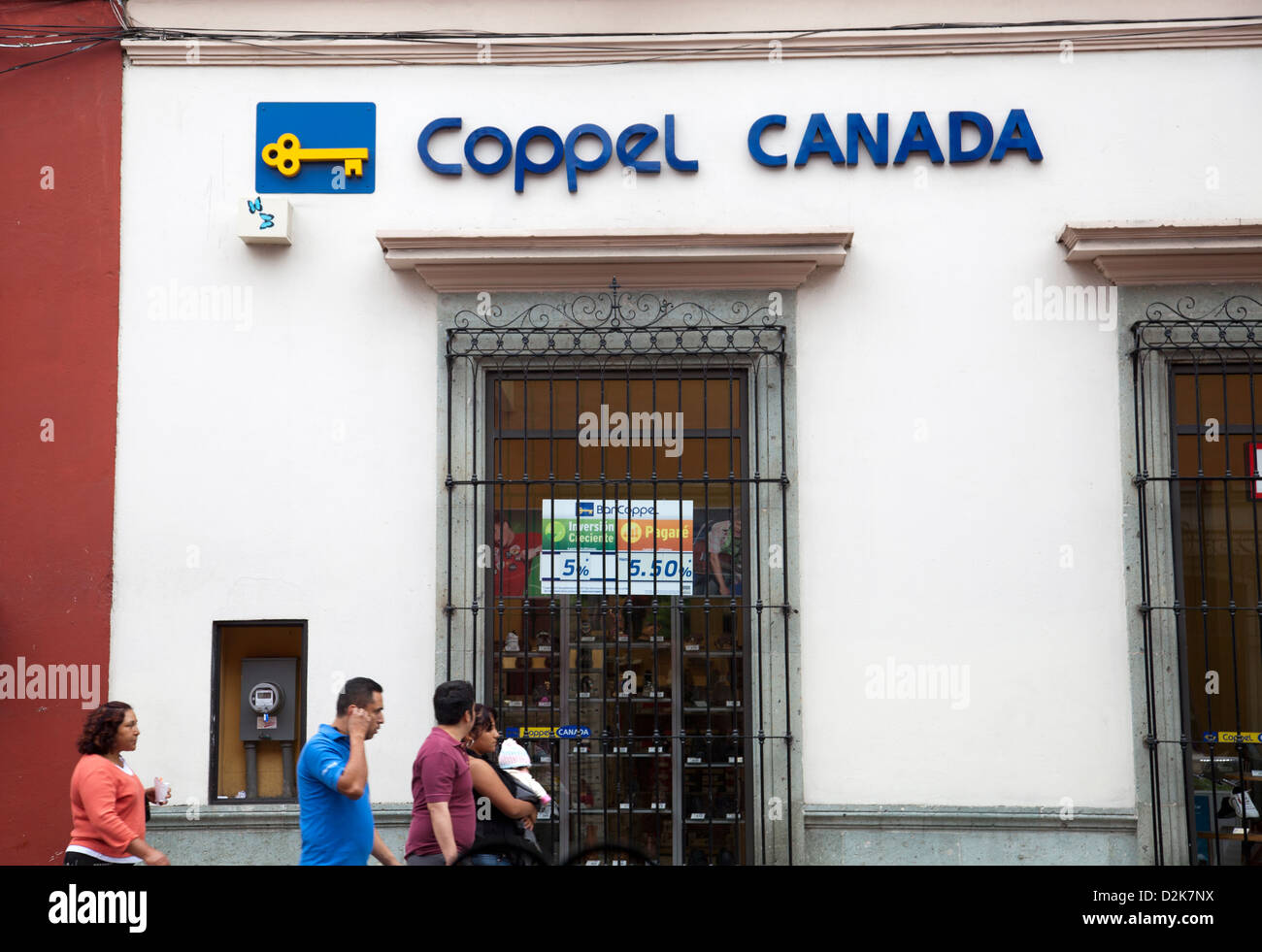 Coppel Canada Store in Oaxaca - Mexico Stock Photo - Alamy