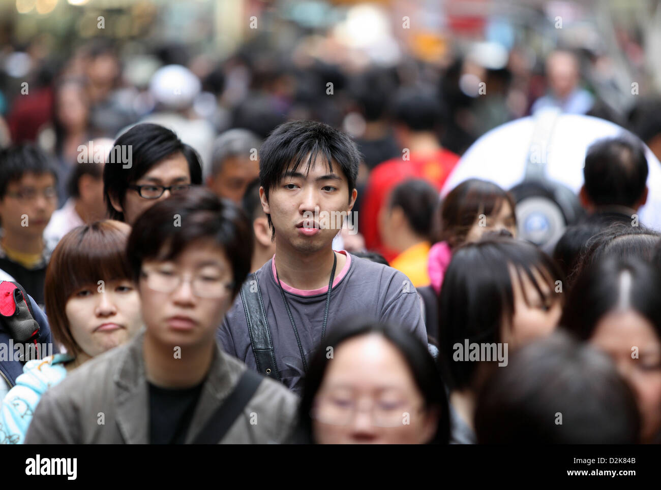 Lost in the crowd hi-res stock photography and images - Alamy