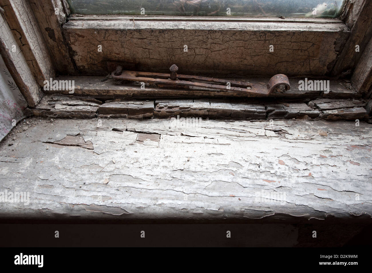 Flaking Paint On Window Sill London Stock Photo Alamy