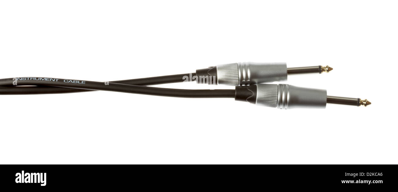 guitar audio jacks, isolated on white background Stock Photo Alamy