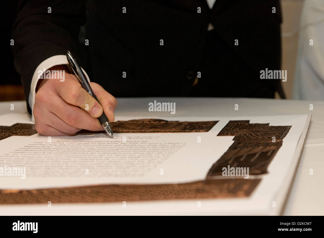 Jewish Marriage Contract High Resolution Stock Photography and Images ...