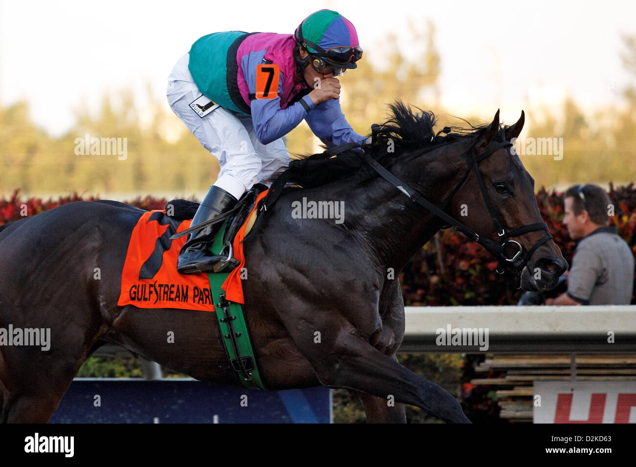 Jan. 26, 2013 Hallandale Beach, Florida, U.S. Itsmyluckyday with