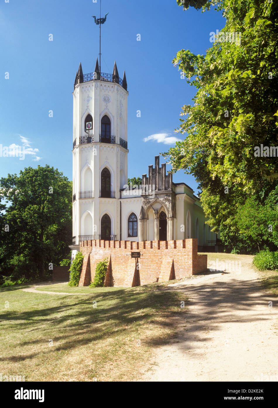 The Palace Krasinski and museum in Opinogora, Mazovia, Poland Stock Photo