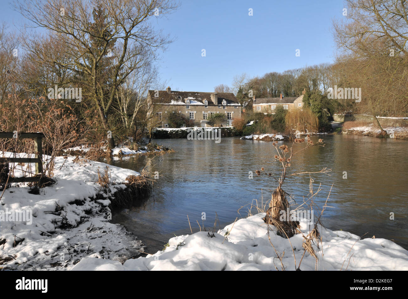 mill house wadenhoe Stock Photo Alamy