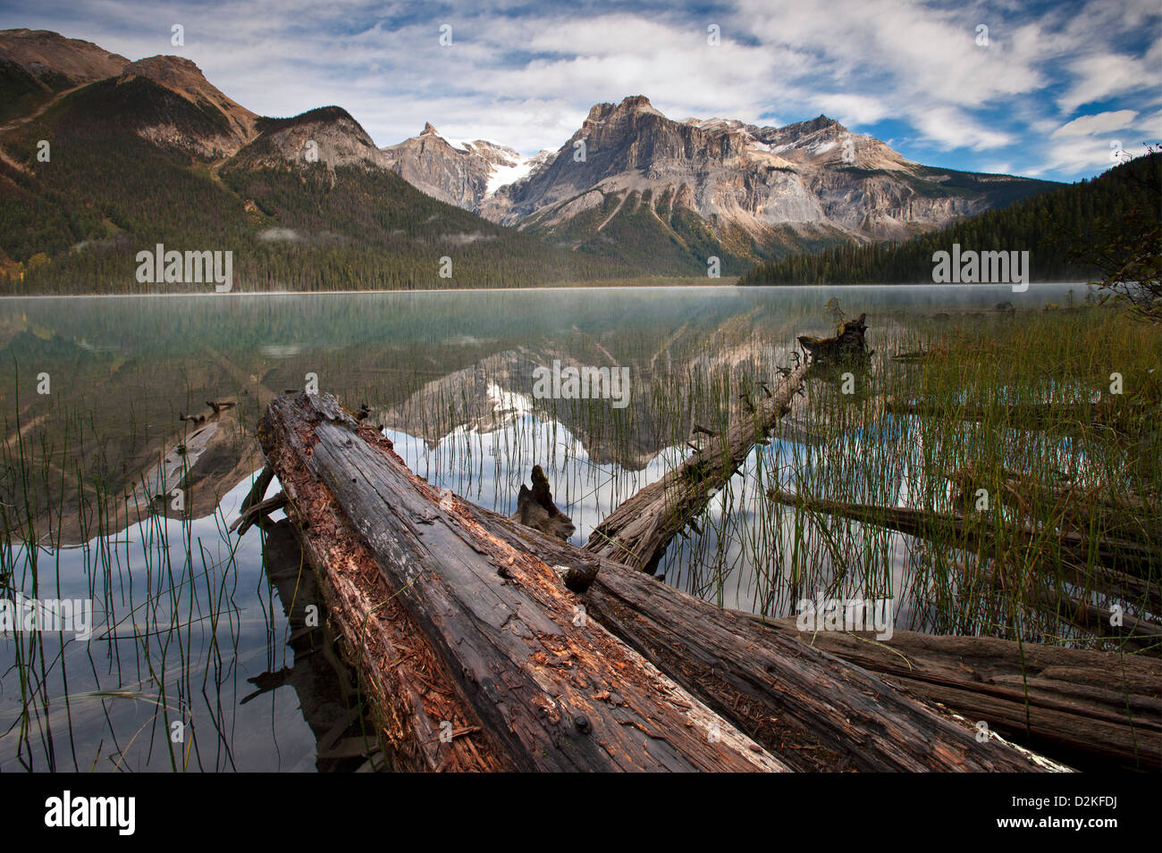 Emerald Lake Yoho National Park BC Canada Stock Photo