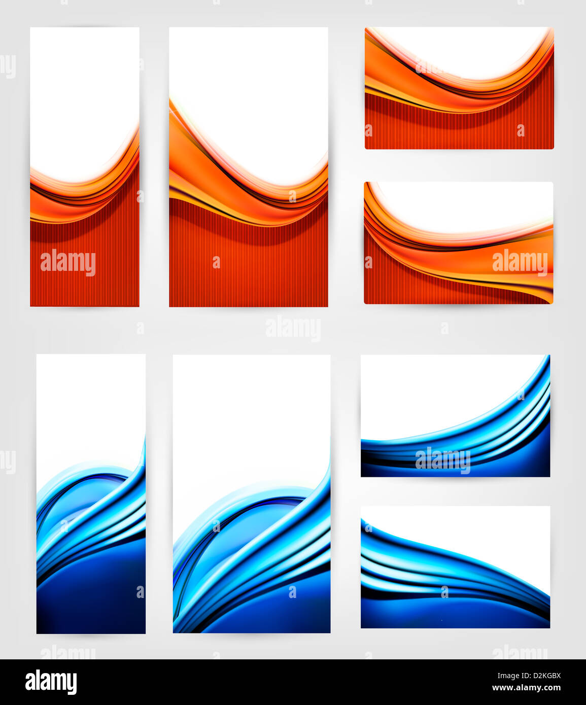 set-of-business-cards-stock-photo-alamy
