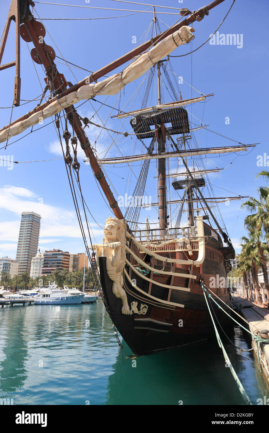 Spanish Galleon Stock Photo