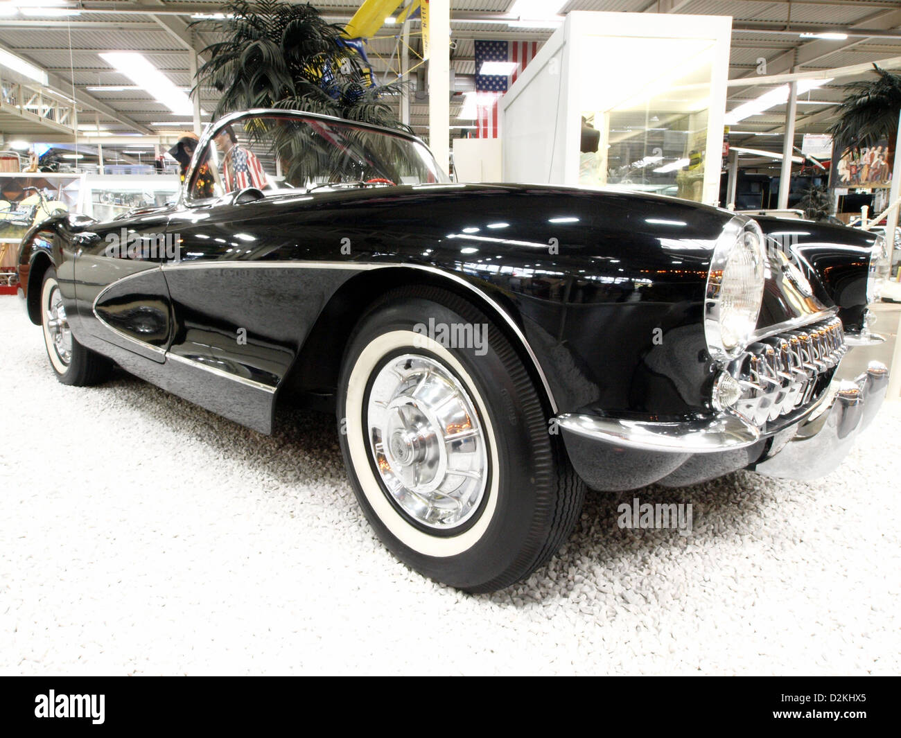 1950s corvette convertible hi-res stock photography and