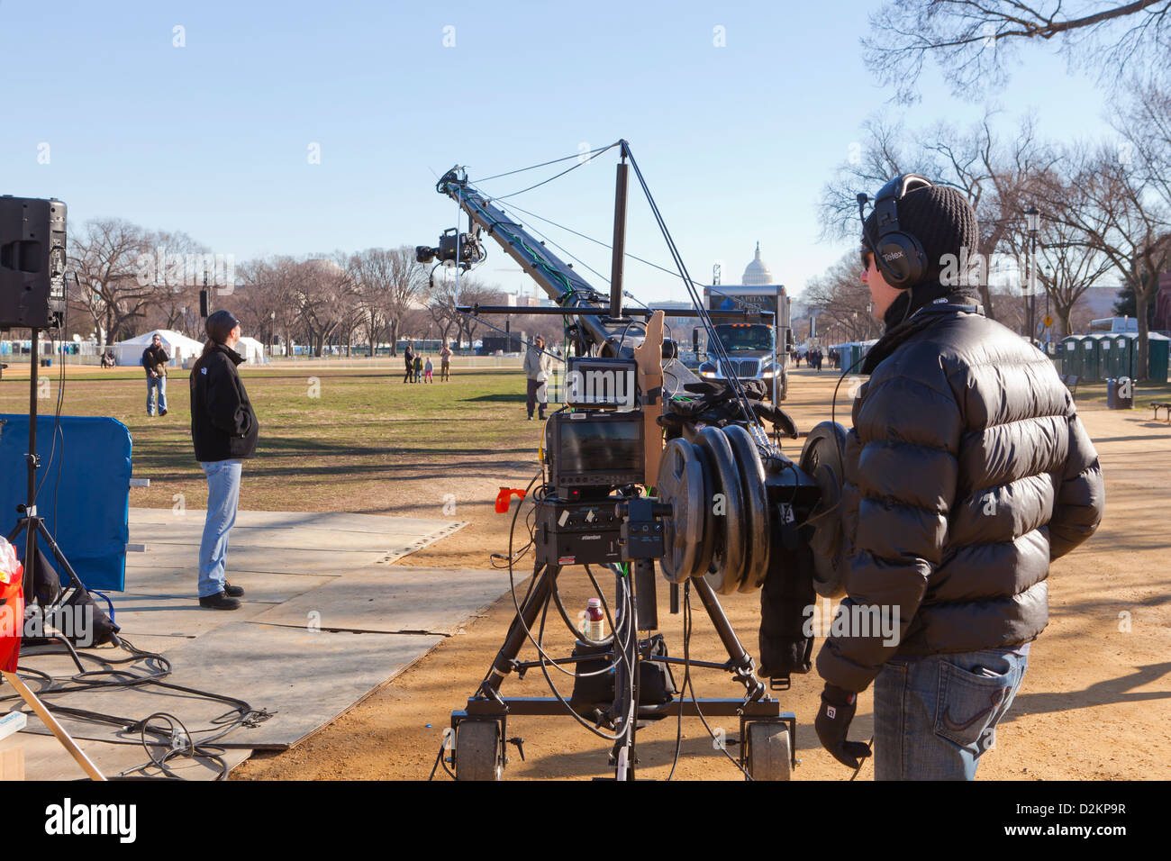 Camera boom car hi-res stock photography and images - Alamy