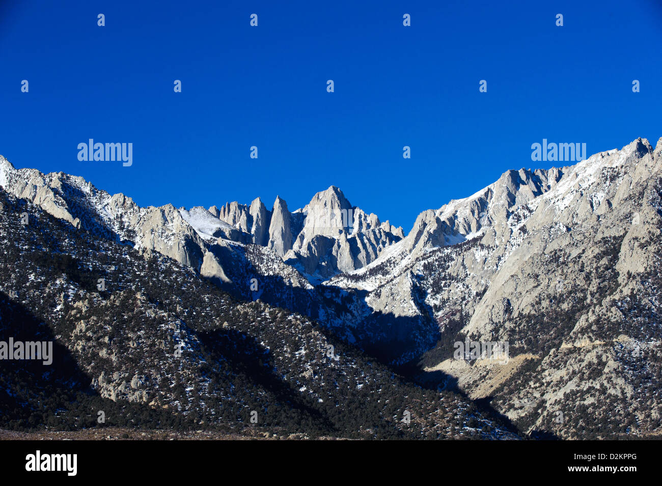 Mount Whitney, at 14,505 feet the tallest peak in the Continental