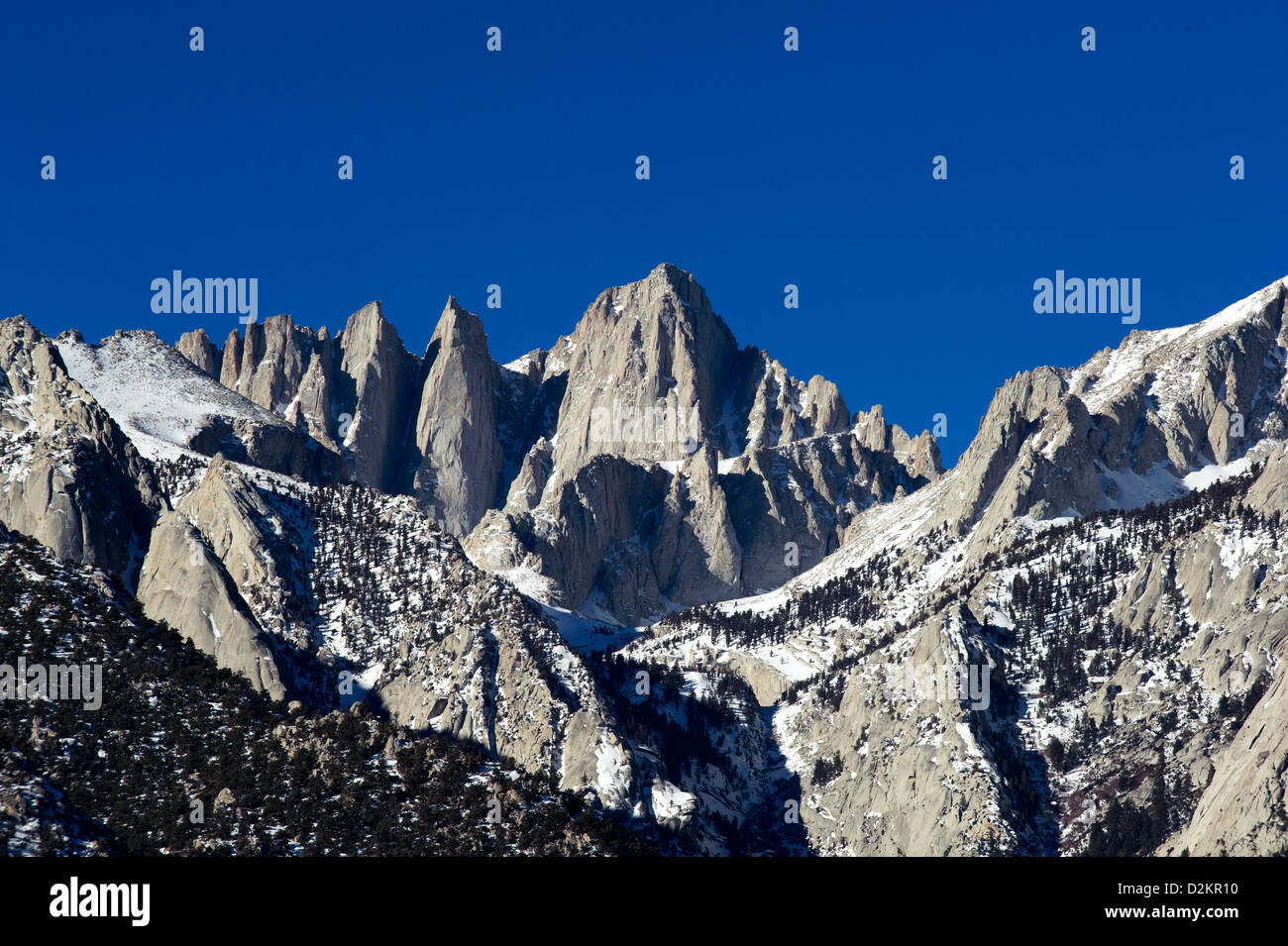 Mount Whitney, at 14,505 feet the tallest peak in the Continental