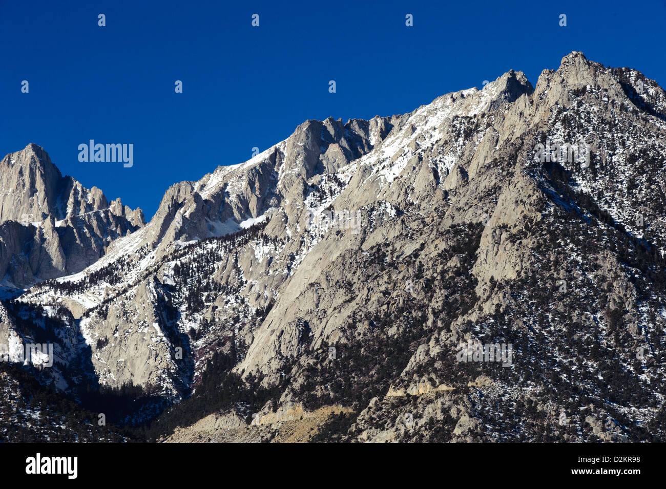 Mount Whitney, at 14,505 feet the tallest peak in the Continental
