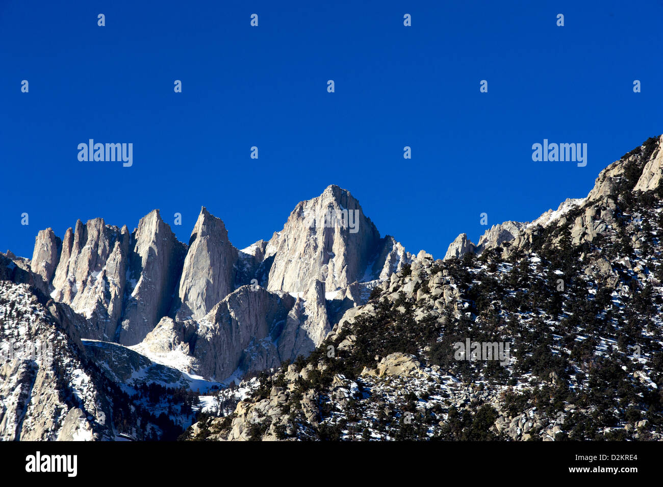 Mount Whitney, at 14,505 feet the tallest peak in the Continental