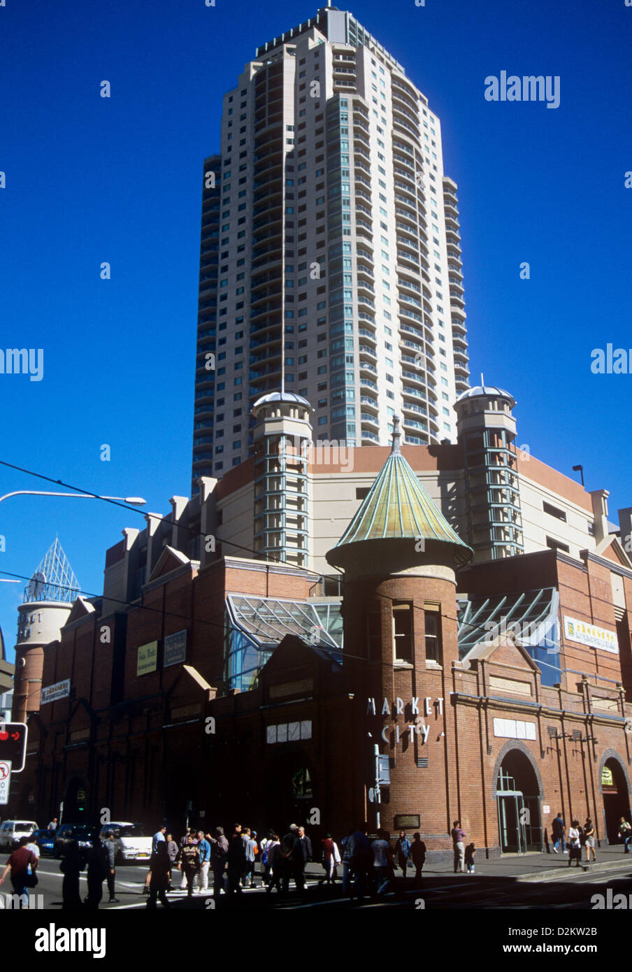 Architecture, Chinatown end of Sydney NSW Australia Stock Photo