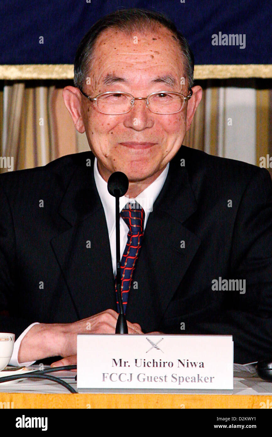 Tokyo, Japan. 28th January 2013. Japan's Former Ambassador in China ...