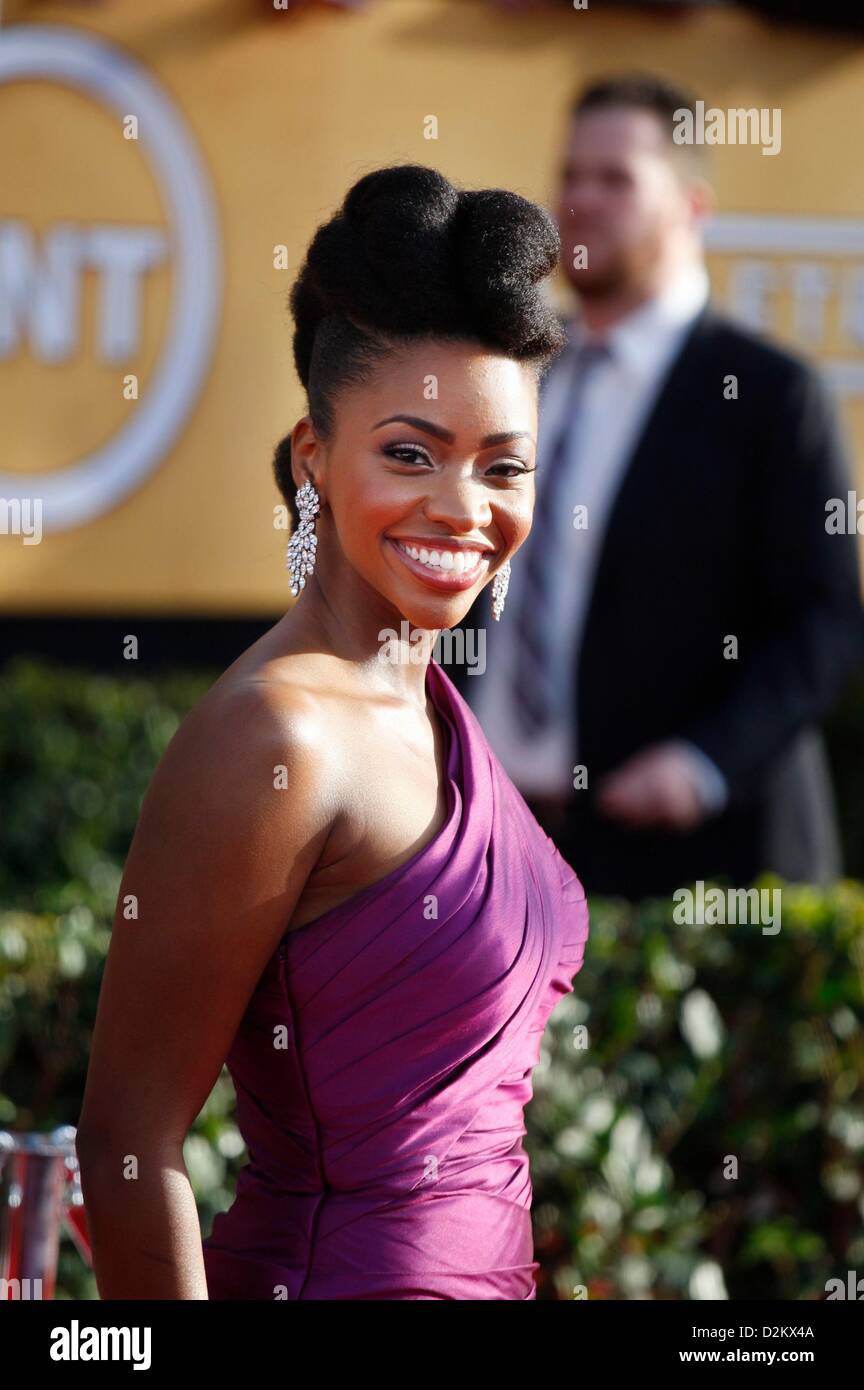 Los Angeles, California. 27th January 2013. Teyonah Parris at arrivals ...