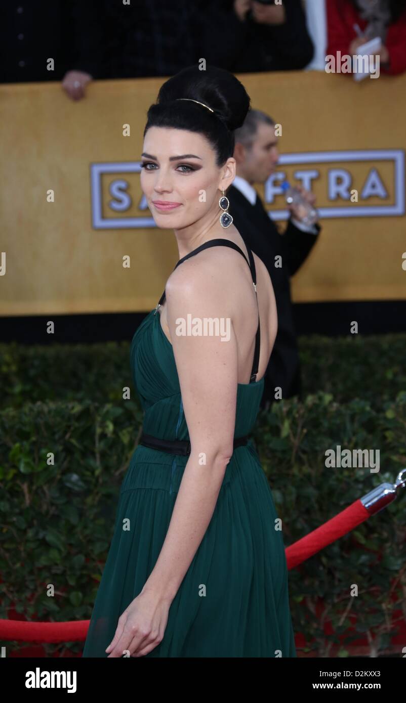 Los Angeles, USA. 27th January 2013. US actress Jessica Pare arrives at the 19th Annual Screen Actors Guild Awards at Shrine Auditorium in Los Angeles, USA, on 27 January 2013. Photo: Hubert Boesl/ Alamy Live News Stock Photo