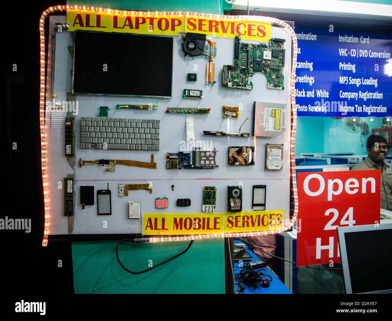 In Singapore a lot of the computer repair is still done by small