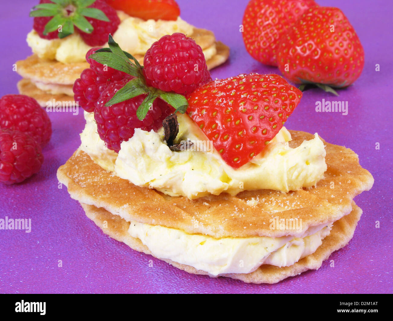 Biscuit Waffles Raspi Waffle Biscuits High Resolution Stock Photography and Images - Alamy
