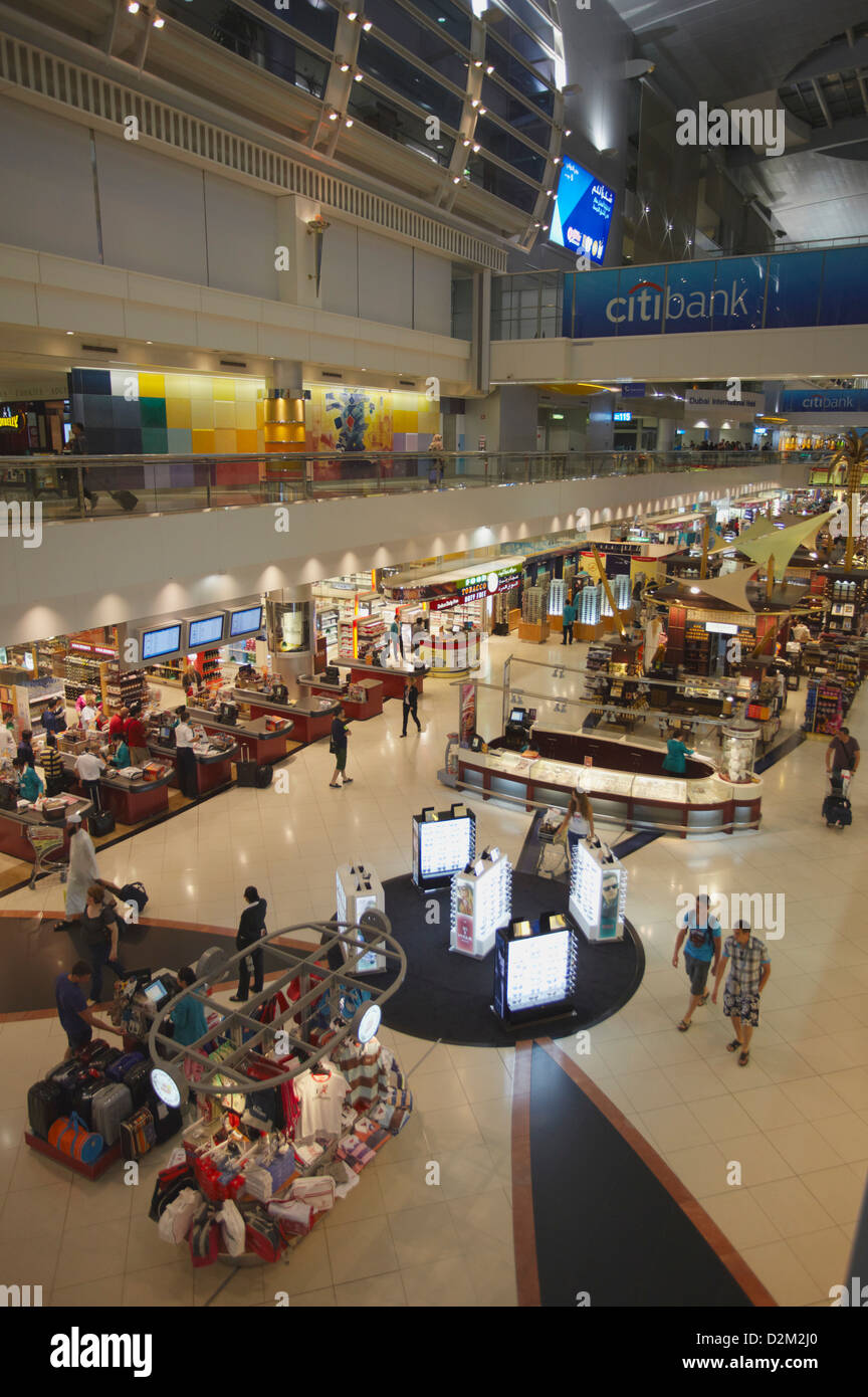 Duty free shops at Dubai International Airport, Dubai, United Arab ...
