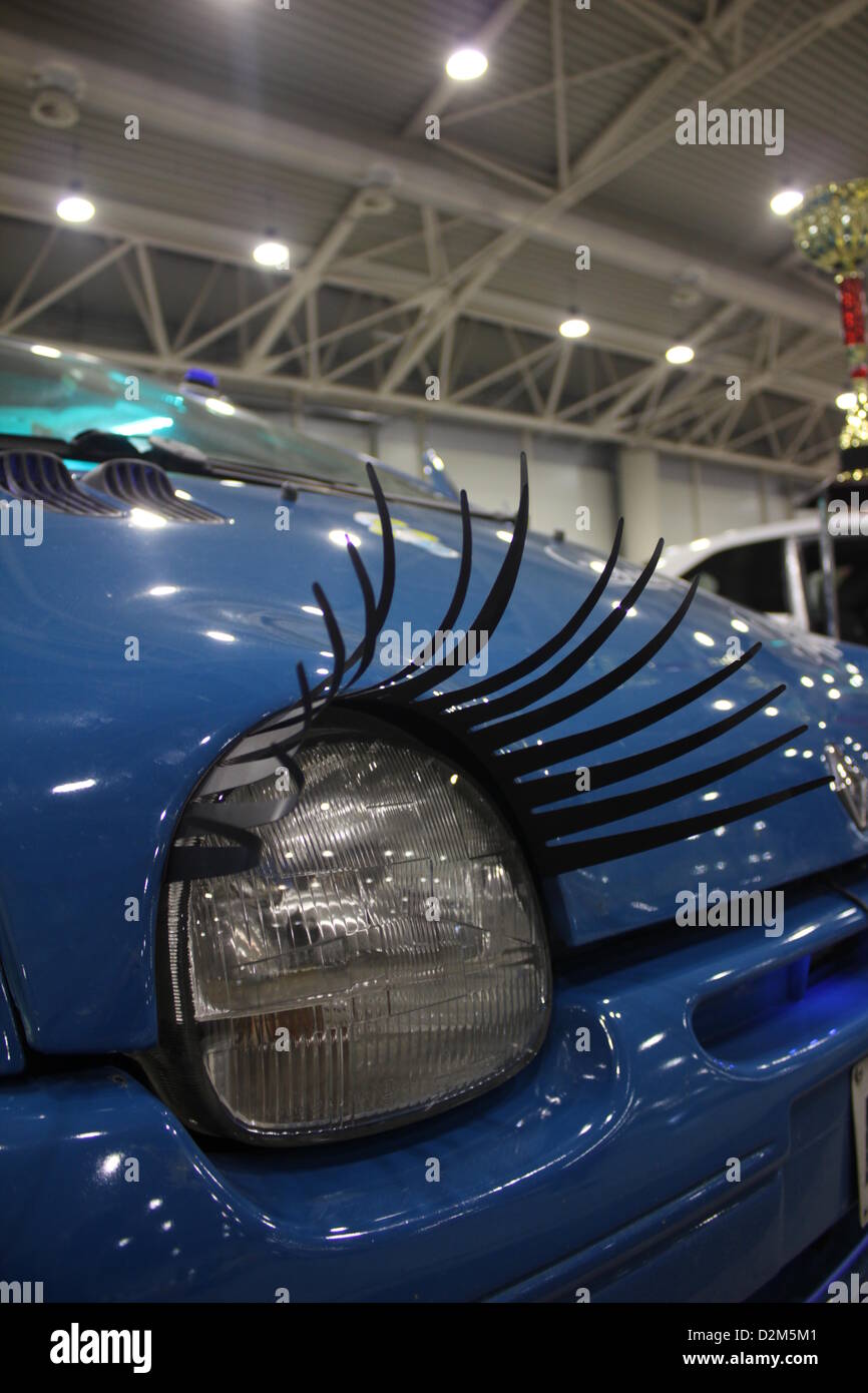Car eye lashes headlight hi-res stock photography and images - Alamy