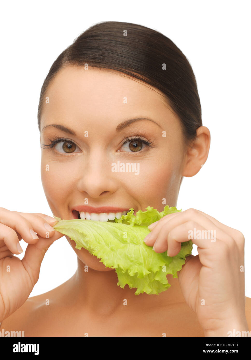 Woman lettuce leaf hires stock photography and images Alamy