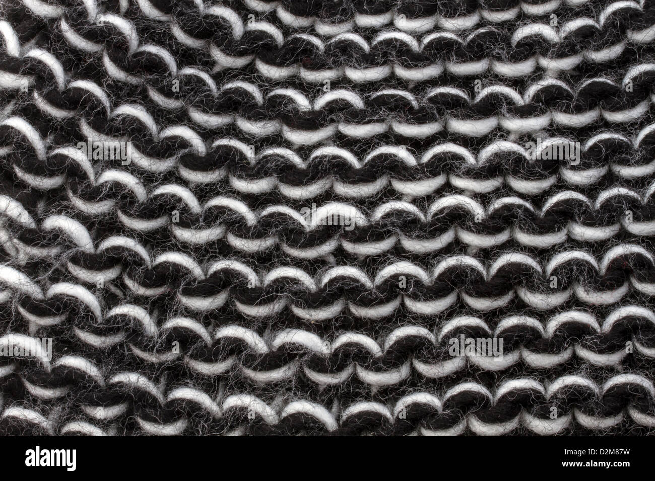 Texture of black sweater background Stock Photo