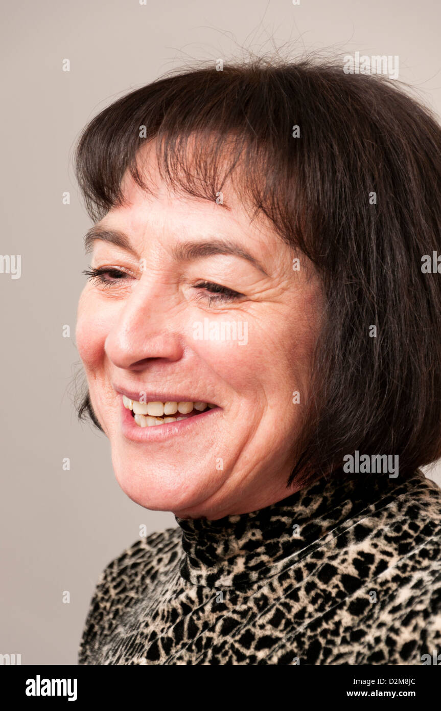 Mature woman portrait candid hi-res stock photography and images - Alamy