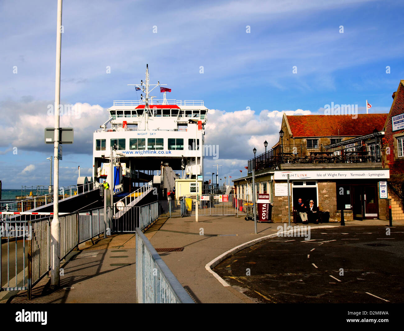 Lymington to yarmouth ferry hi-res stock photography and images - Alamy