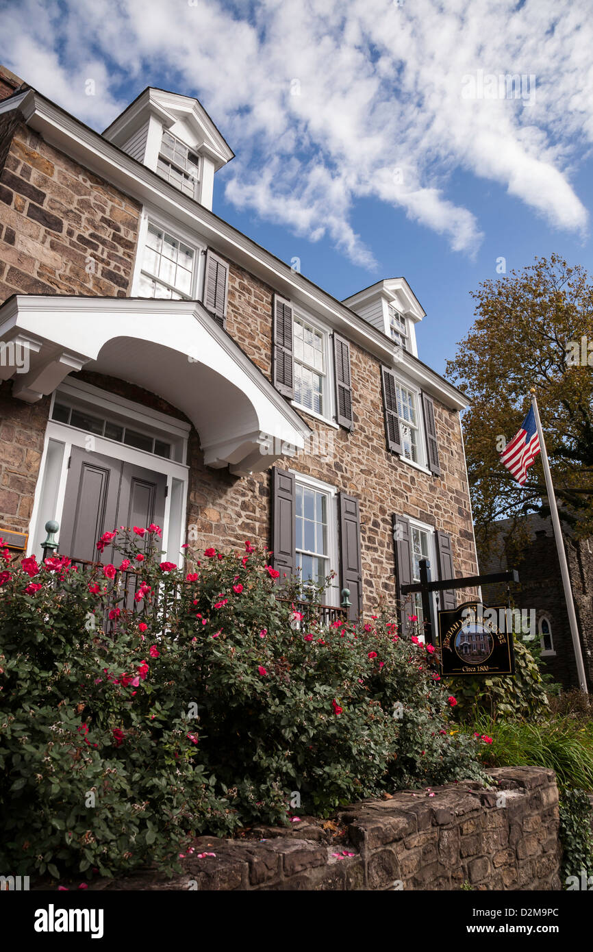 Shaw-Swartzlander House, South Main Street, Doylestown, PA, USA Stock Photo