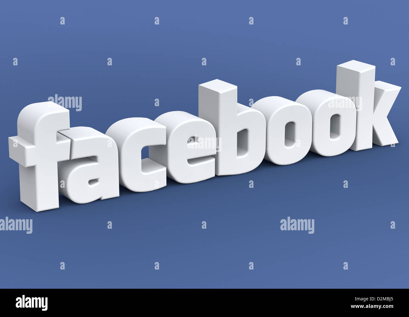 FACEBOOK - social media concept image Stock Photo